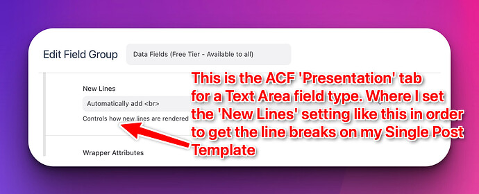 cwicly-acf-text-area-setting-for-line-breaks